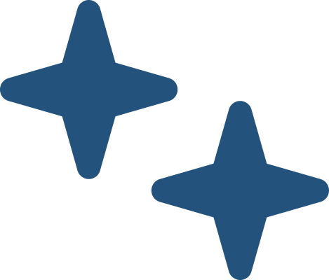 Icono de sparks destellos blue