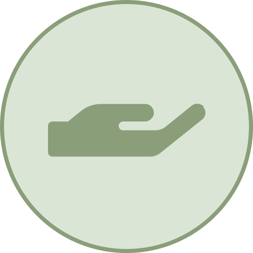 Icono de ahorro circulo