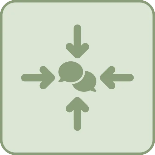 centralised communication icon