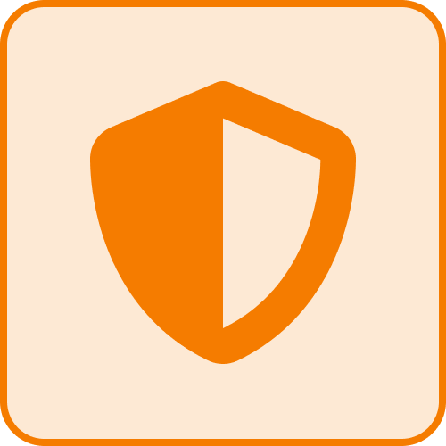Icono de escudo seguridad