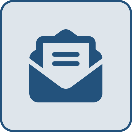 Icono de mail abierto abrir
