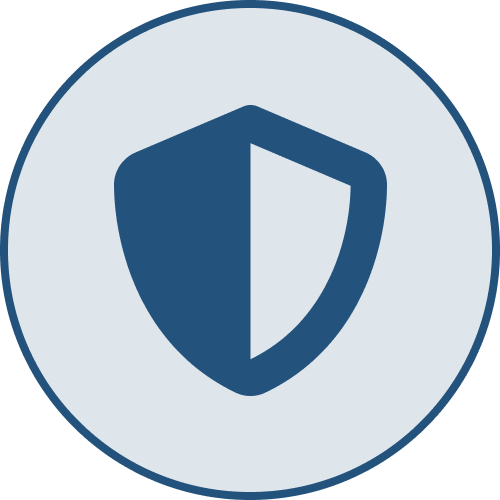 Icono de seguridad escudo