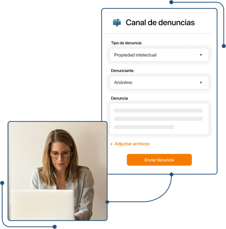 Captura de canal de denuncias en TramitApp