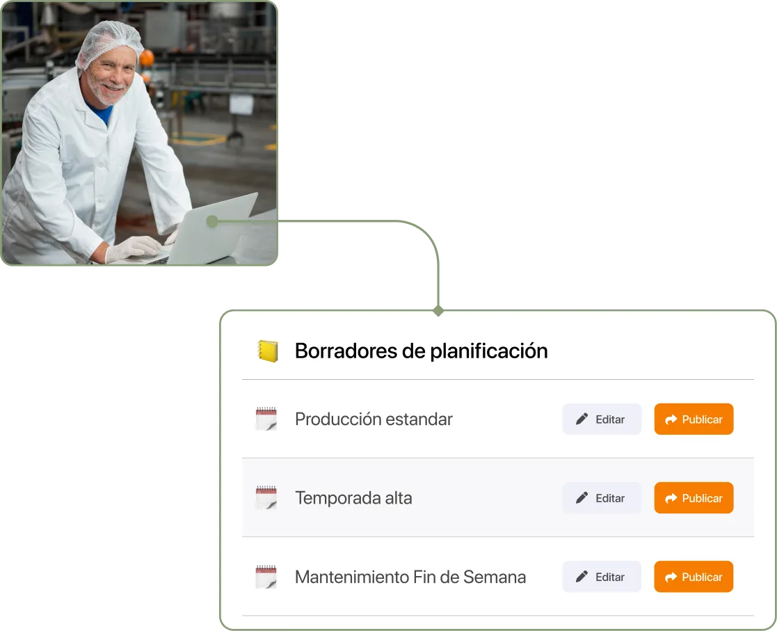 Mujer revisando el historial de fichajes en la aplicación de control y fichaje digital