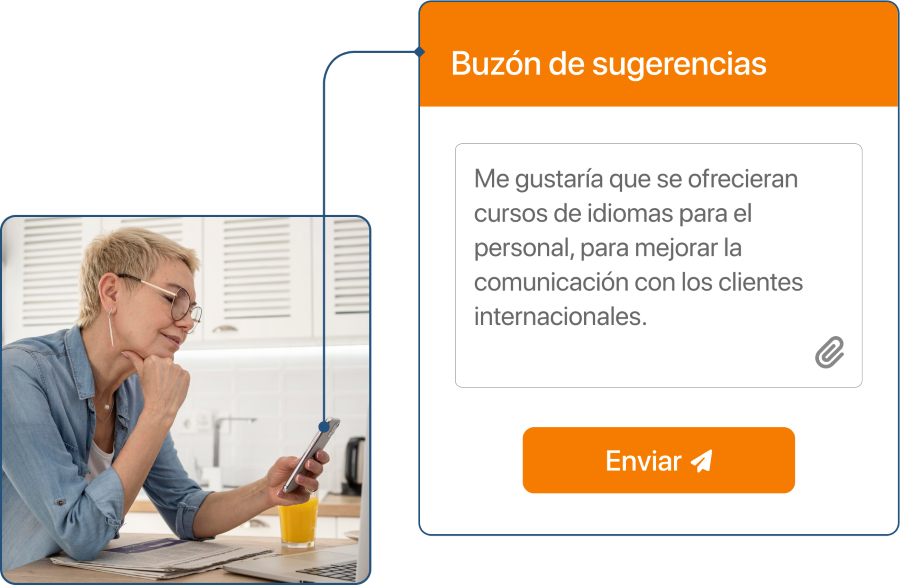 Captura de buzon sugerencias enviar en TramitApp