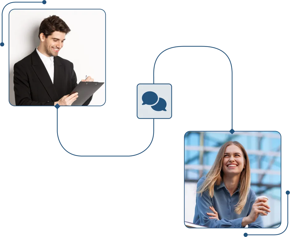 Screenshot of the HR hub for employee and manager in TramitApp