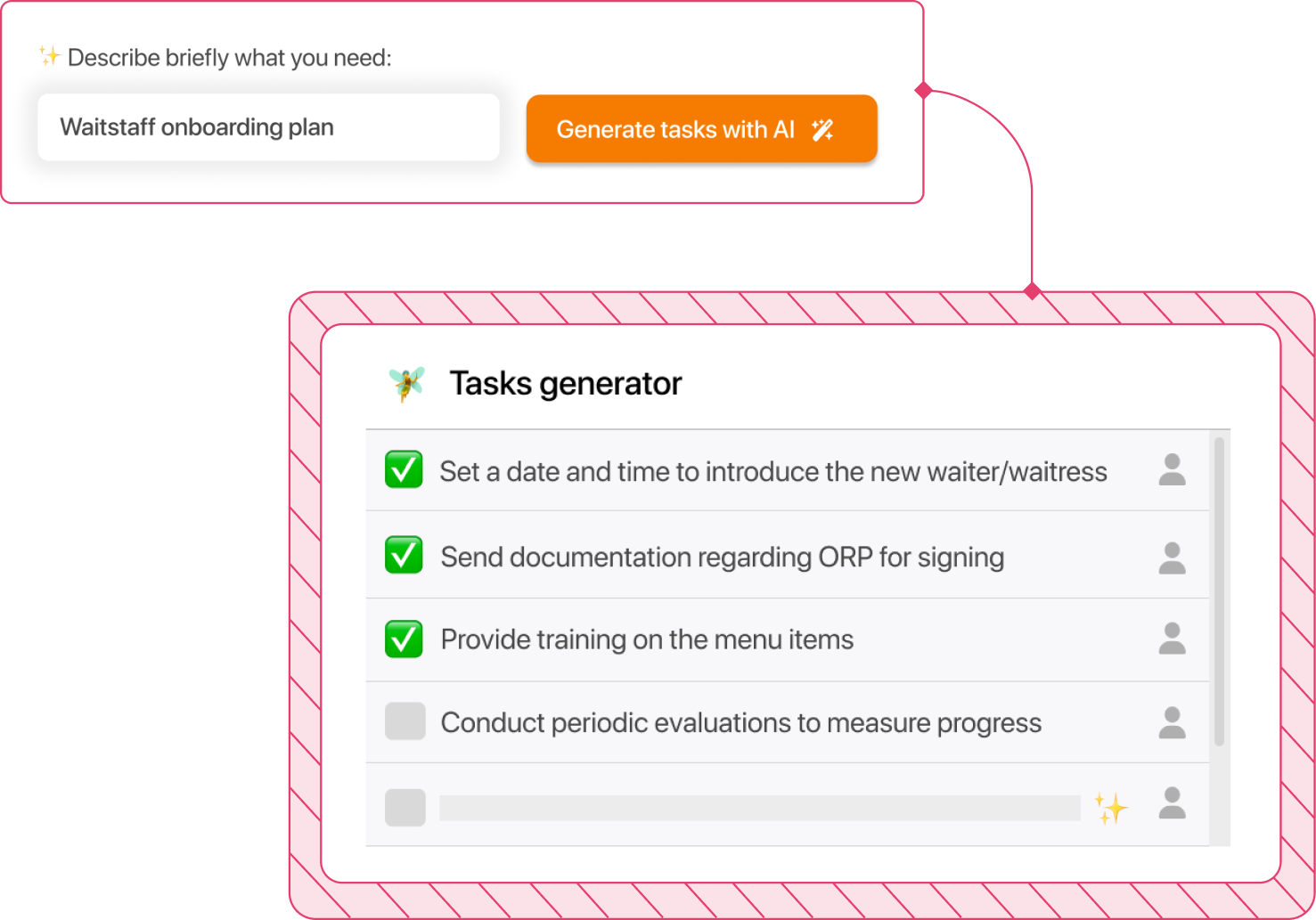 Captura de generador tareas EN english en TramitApp