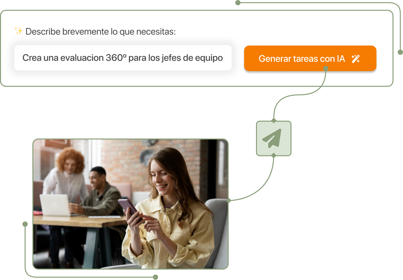 Captura de evaluacion 360 en TramitApp