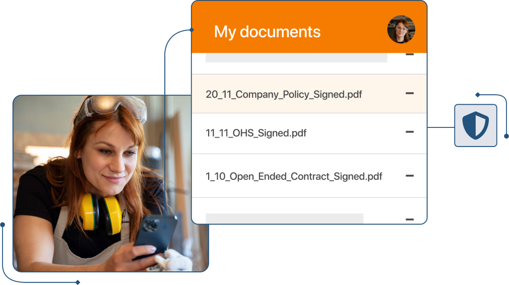 Captura de mis documentos EN en TramitApp