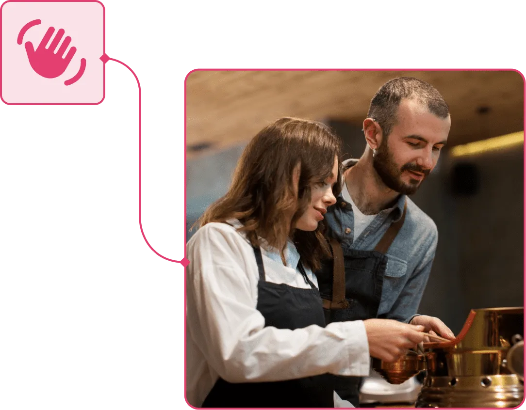 Capture d'écran de l'onboarding dans TramitApp