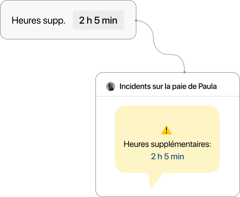 Captura de saldo horas extra nomina FR en TramitApp
