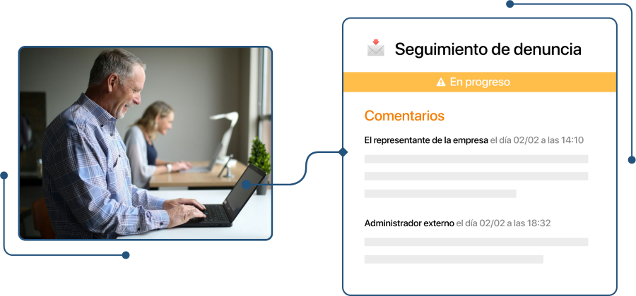 Captura de seguimiento denuncia canal en TramitApp