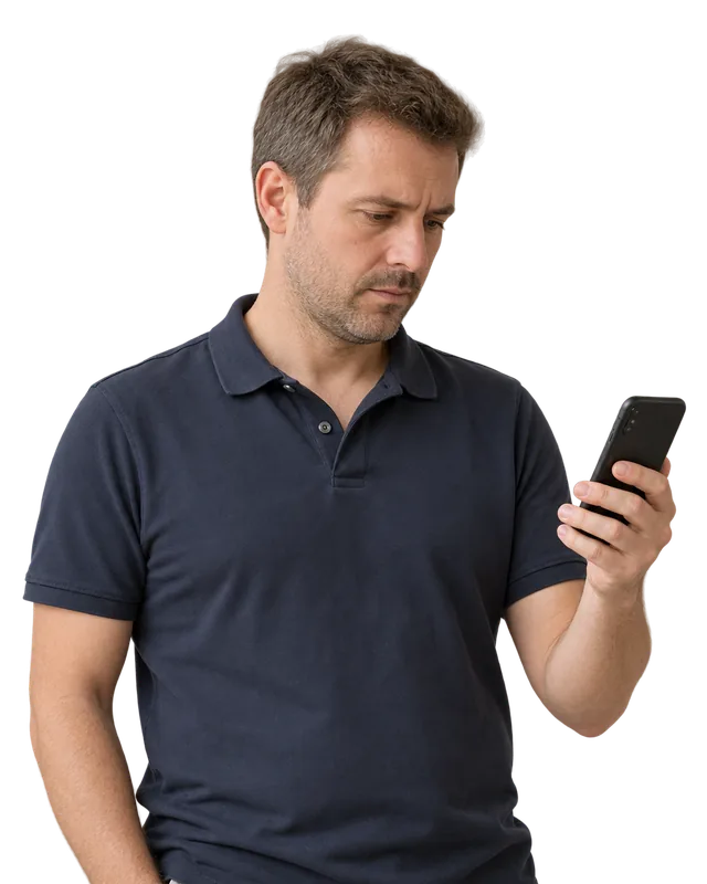 Employee receiving a certified communication from their company on their phone with TramitApp