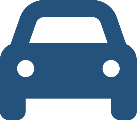 Icono de coche kilometraje gasto