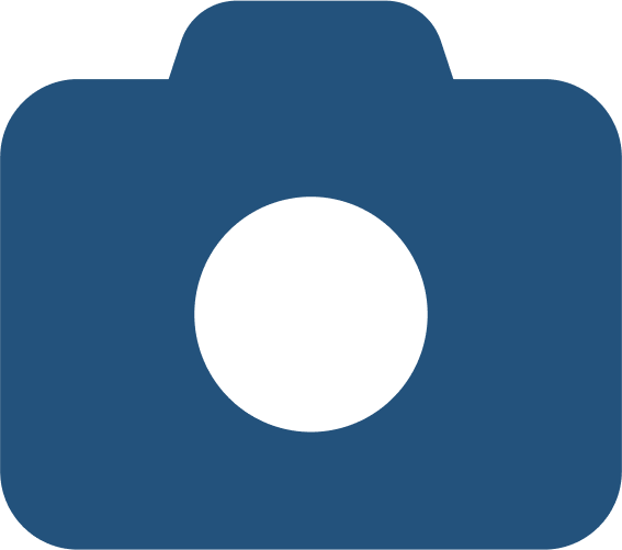 Icono de camera camara blue