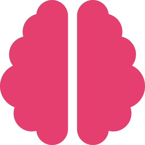 Icono de brain pink
