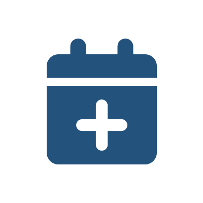 Icono de calendar add plus blue