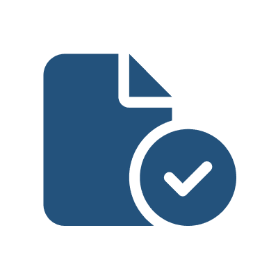 verified document icon