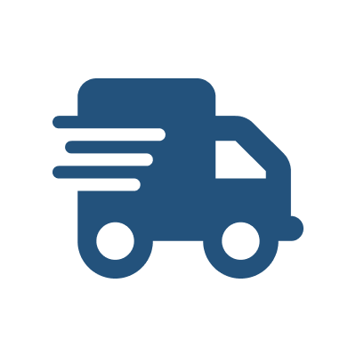 Icono de fast truck blue