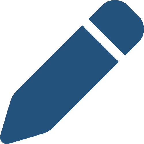 Icono de pen blue