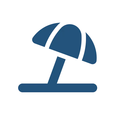 time-off umbrella icon