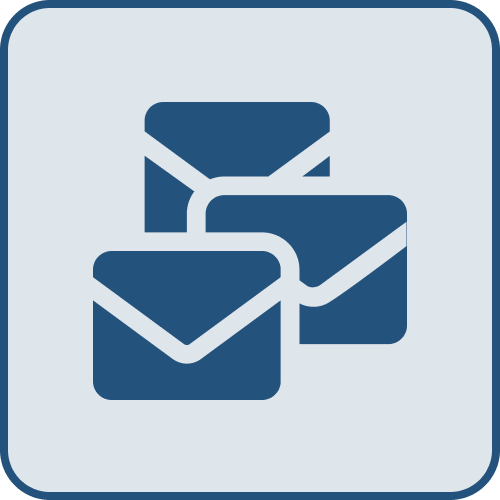 Icono de envio masivo mails