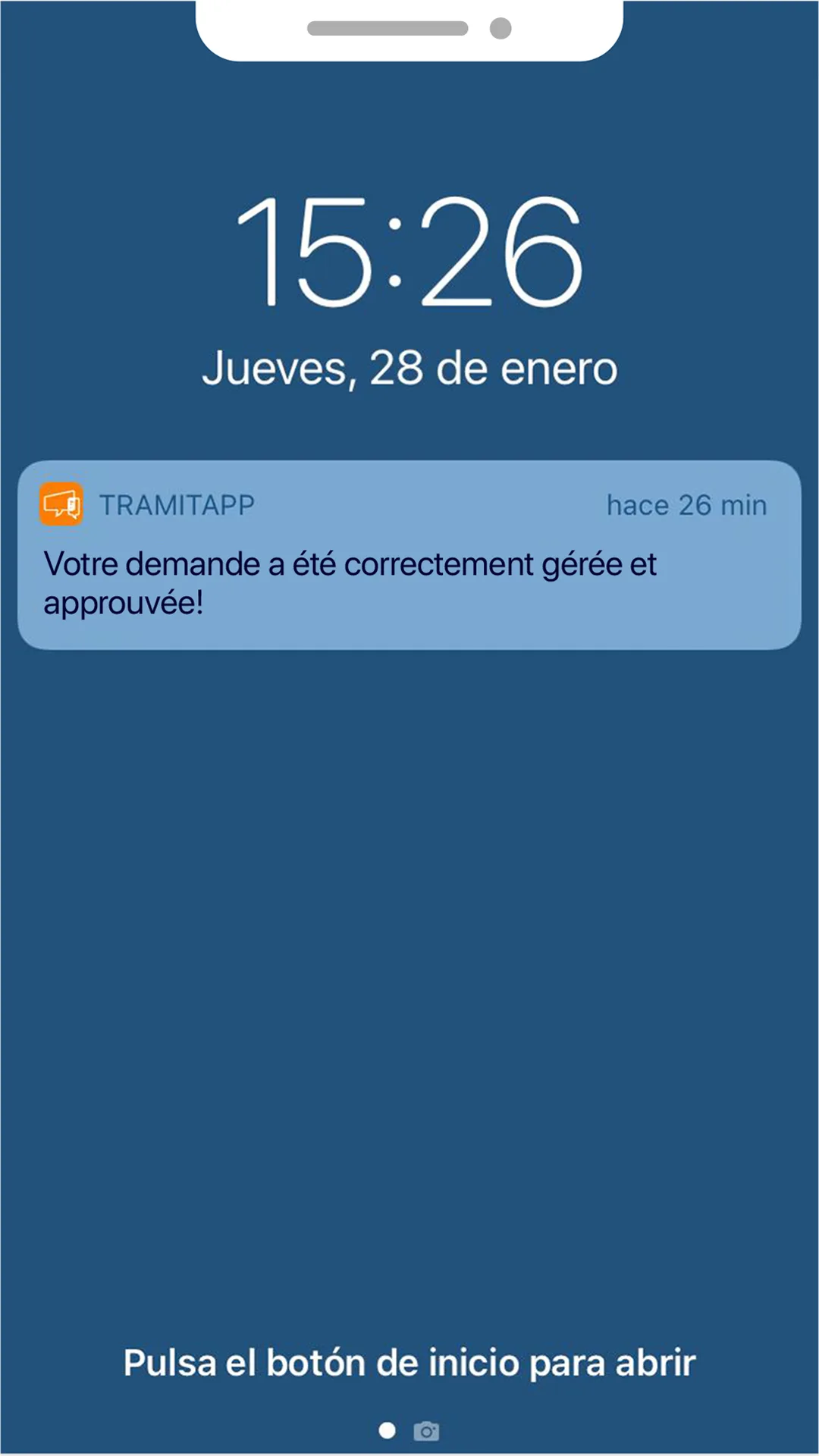 Notification RTT envoyée aux employés du secteur industriel via TramitApp