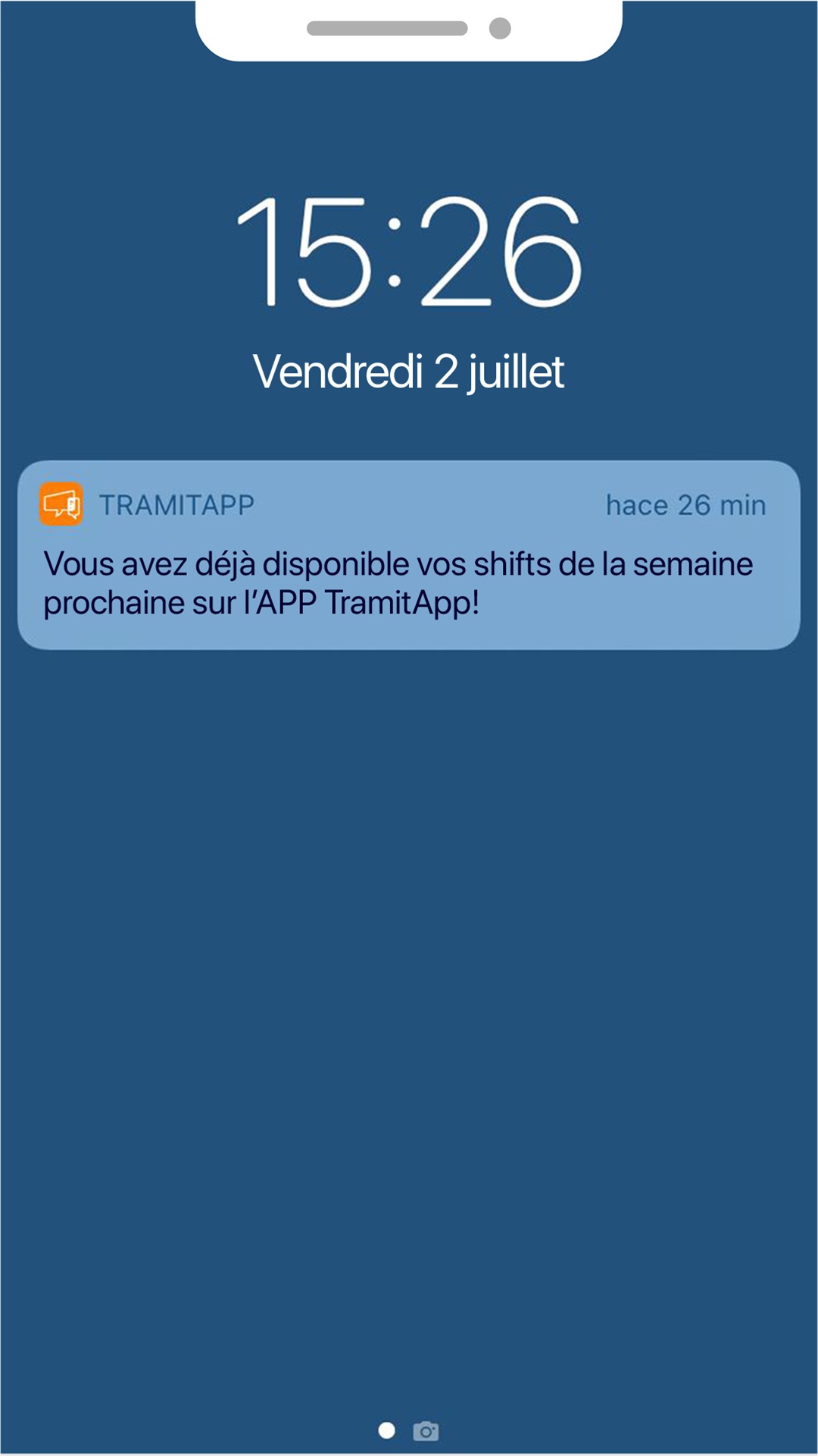 Notification shifts publies