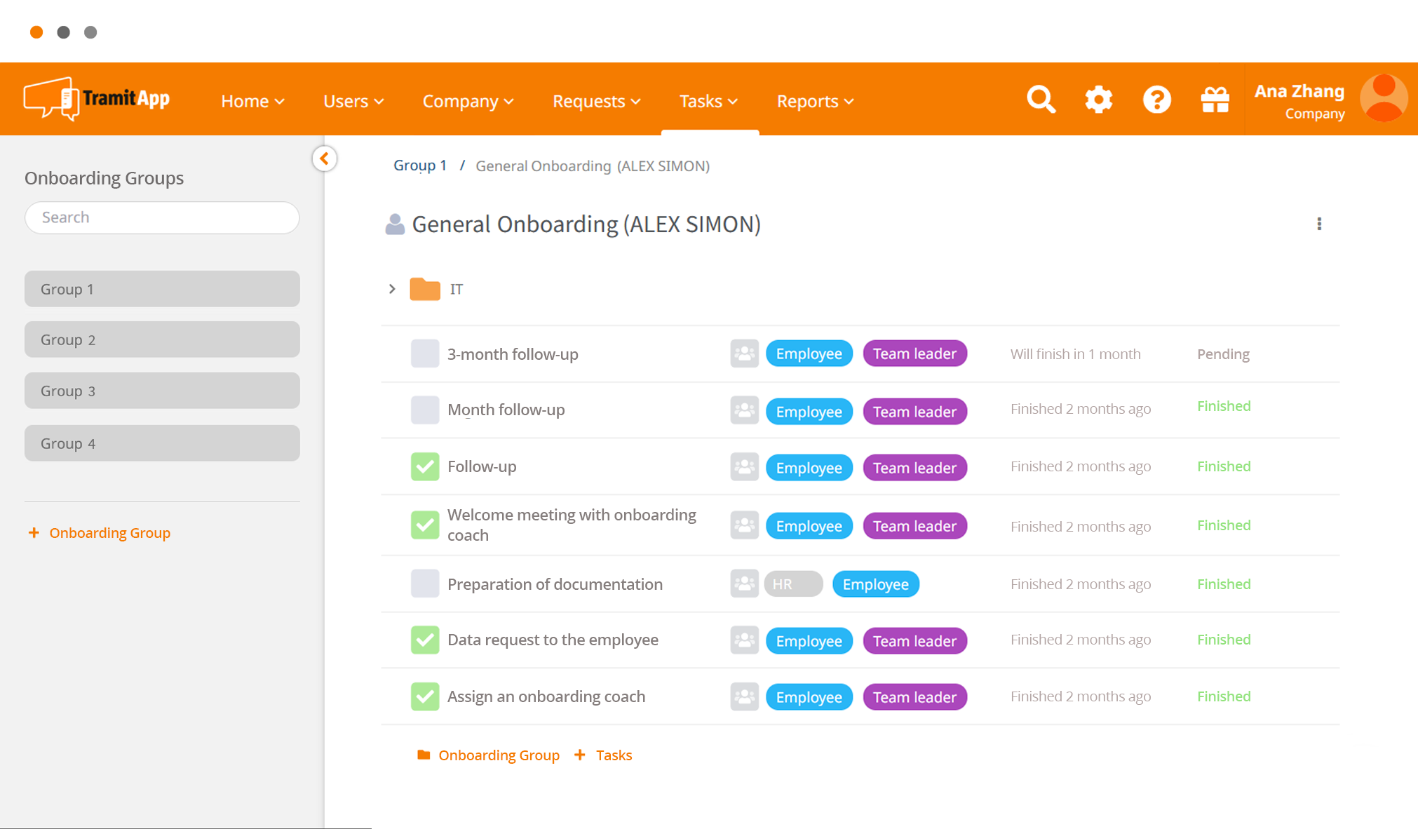 Onboarding