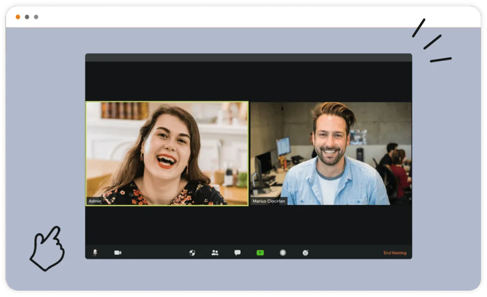 Appel vidéo pour votre premier rendez-vous de démo TramitApp