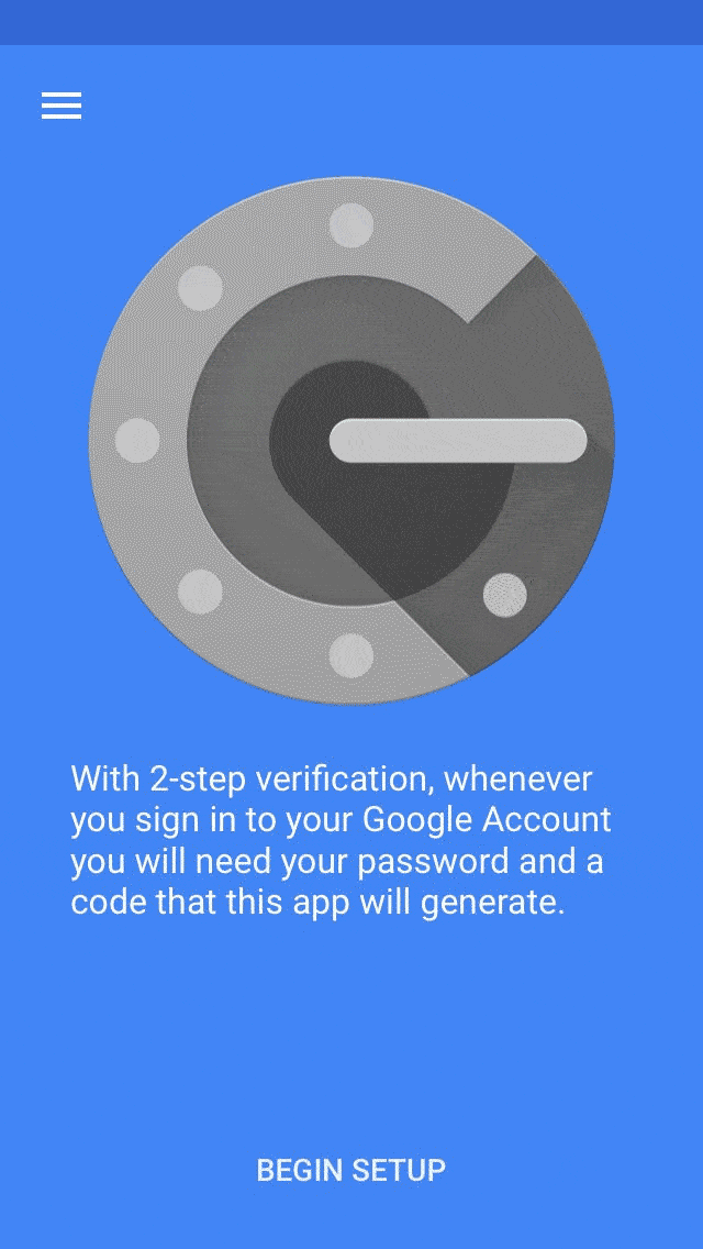 TramitApp Control Horario - Google Authenticator - Paso 2