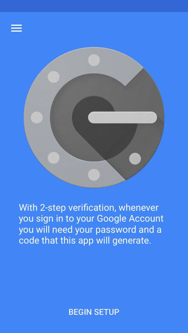 TramitApp Control Horario - Google Authenticator - Paso 2