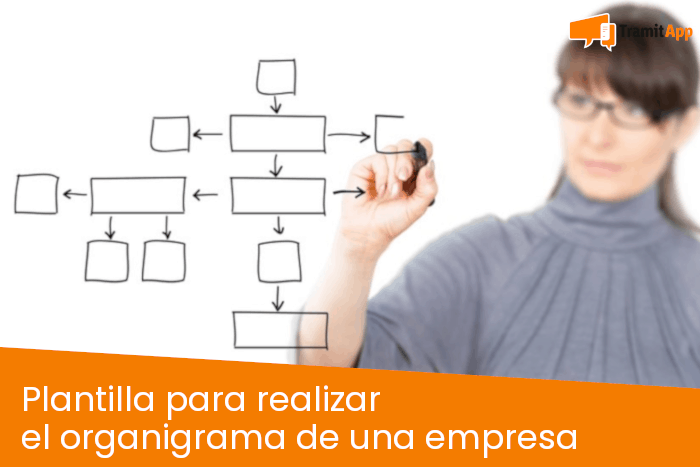 Plantilla para realizar el organigrama de una empresa