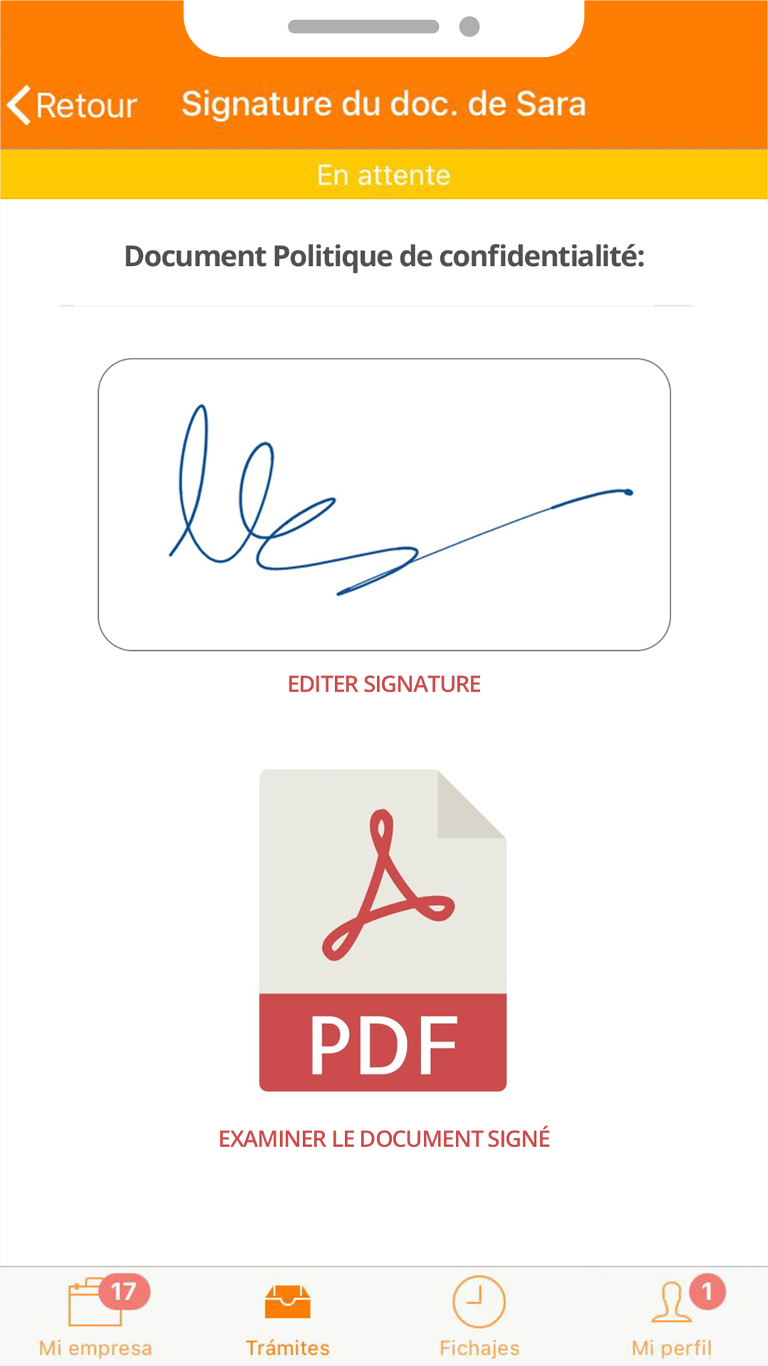 signature