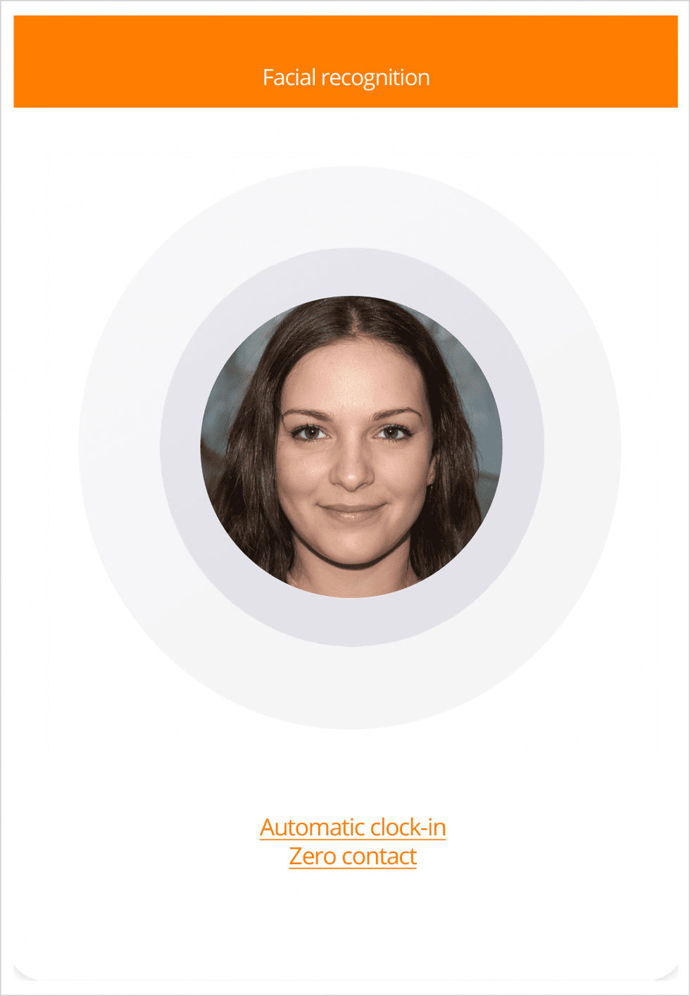 Facial recognition time clock