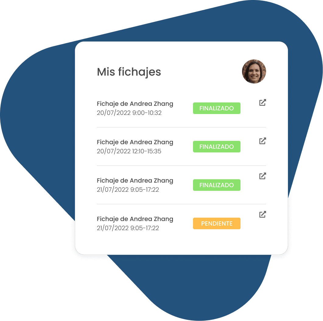 Control horario web