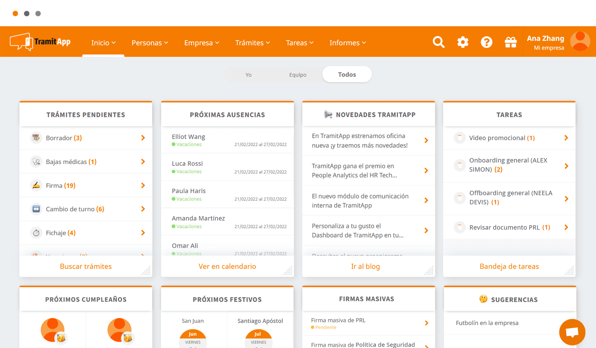 dashboard foto baja médica