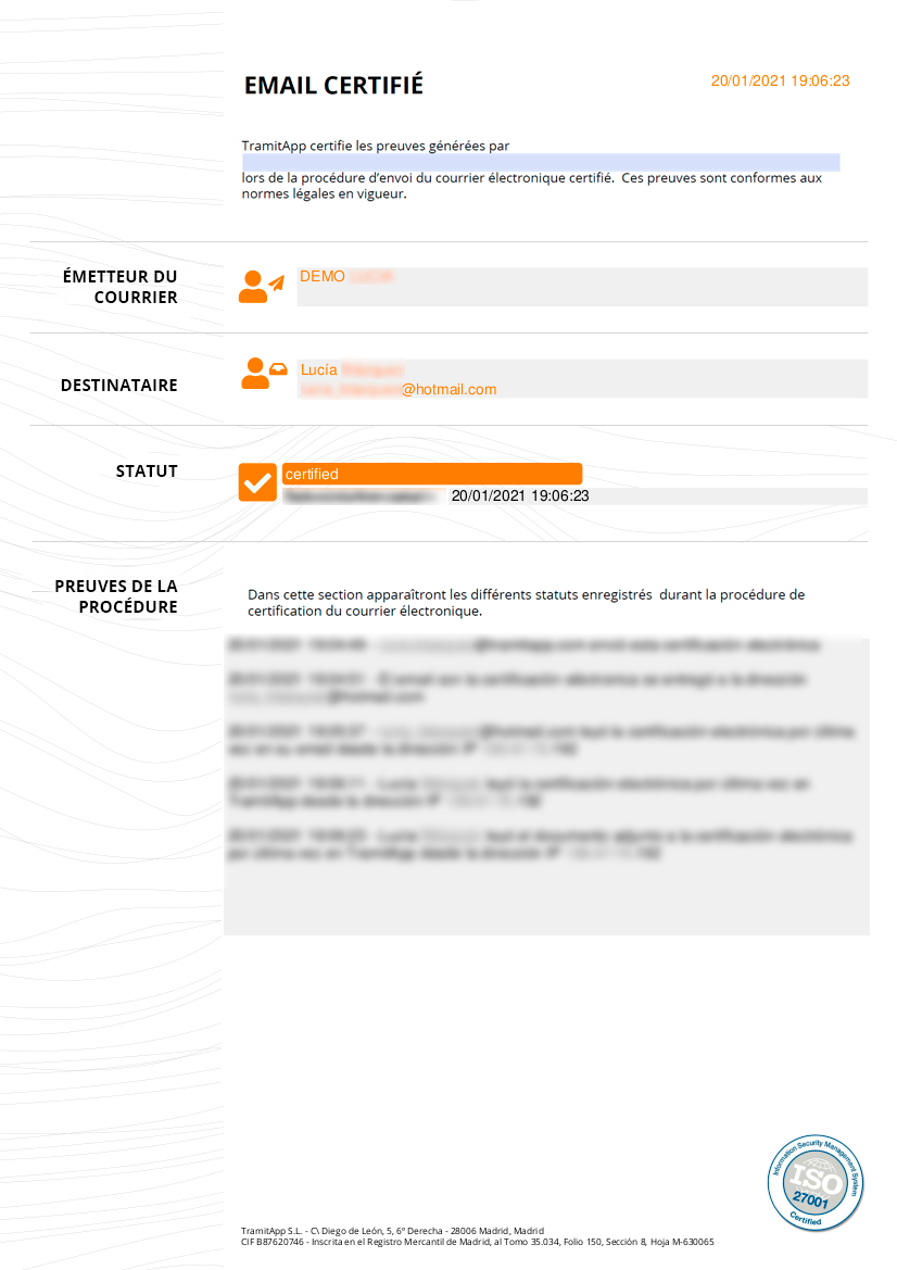 document_email_certifie_fr gestor documental de empresa en el teléfono móvil