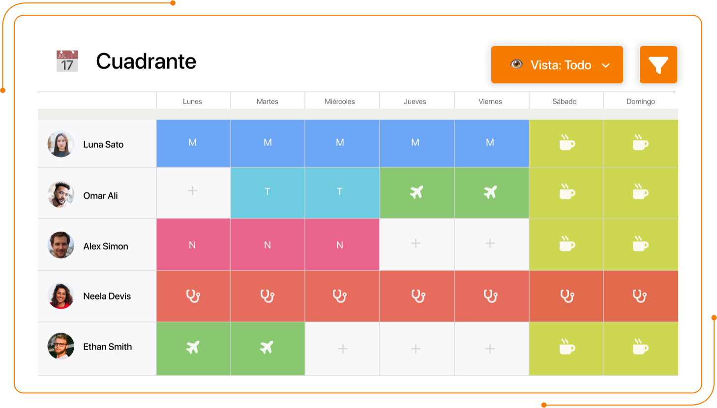 Plataforma completa de control horario TramitApp