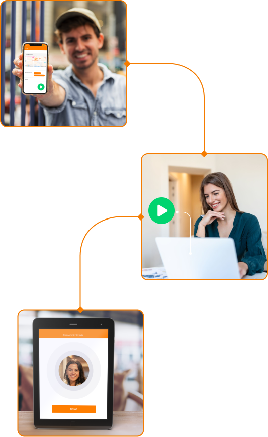 TramitApp: múltiples formas de fichar en ordenador, móvil, tablet