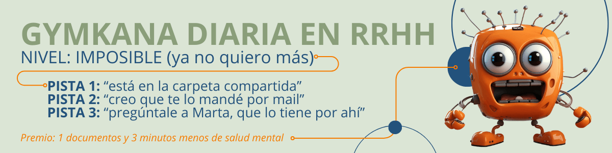 Gymkana diaria en RRHH