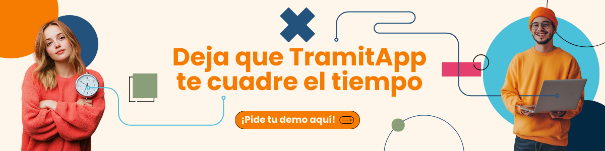 Pide tu demo: deja que TramitApp te cuadre el tiempo