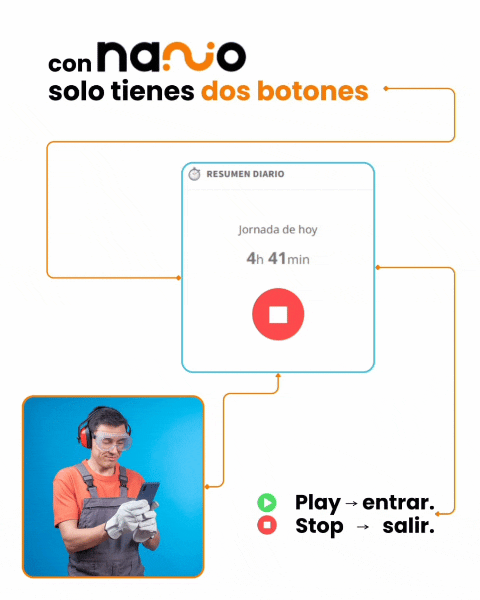 App de fichaje fácil para pymes
