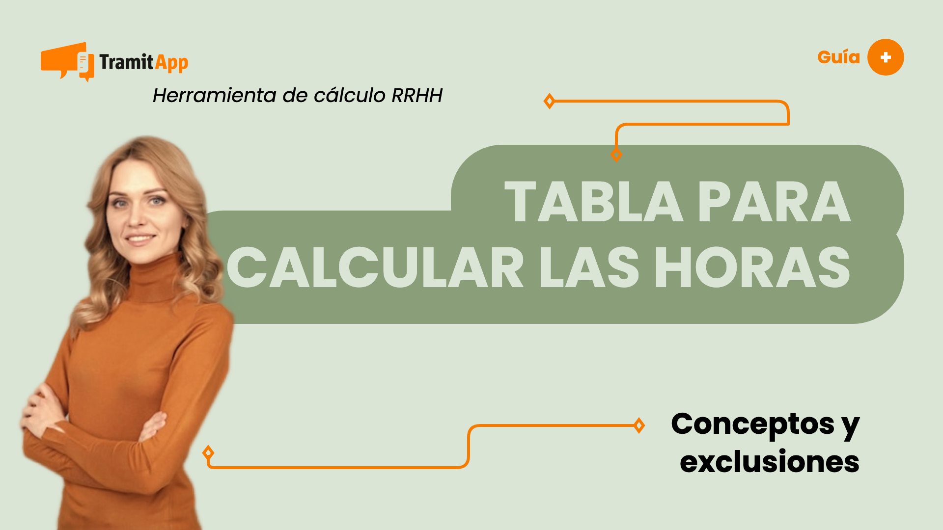 Tabla para calcular las horas de trabajo