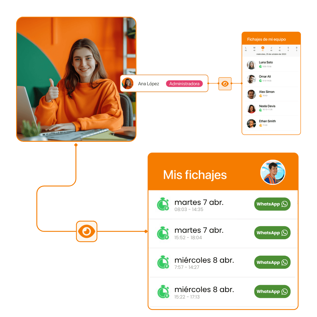 Es legal fichar por WhatsApp